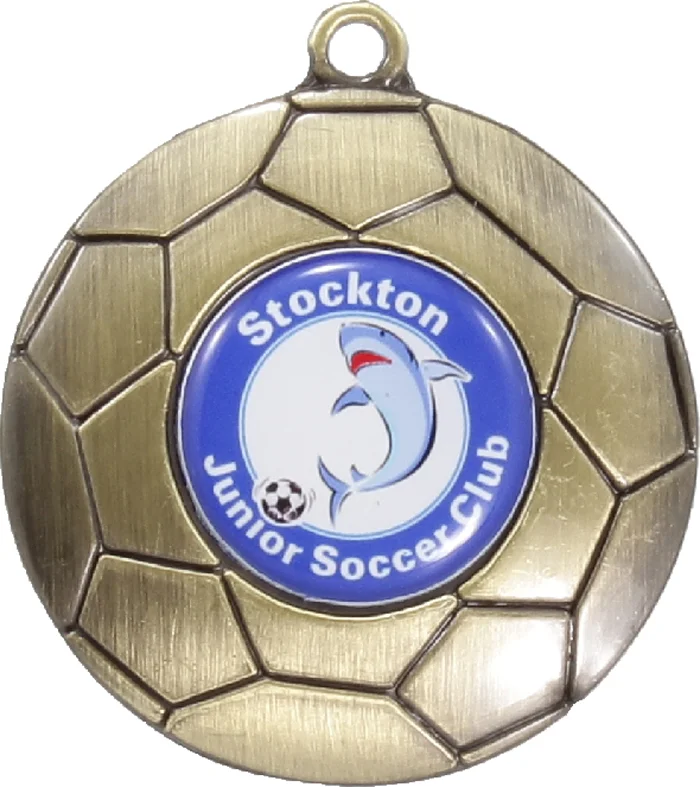 Football-Soccer Ball Logo Medal