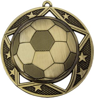 Football-Soccer Galaxy Medal 70mm