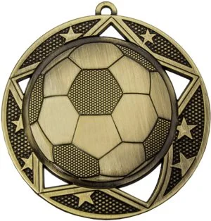 Football-Soccer Galaxy Medal 70mm