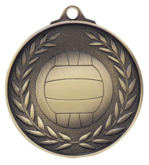 Classic Wreath-Netball Medal