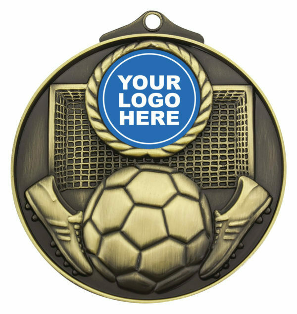 Football-Soccer Theme 70mm Medal