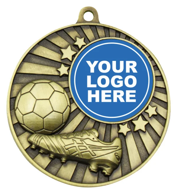 Impact Logo Football-Soccer Medal