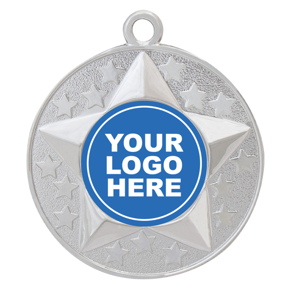 Stars Medal With Logo Insert