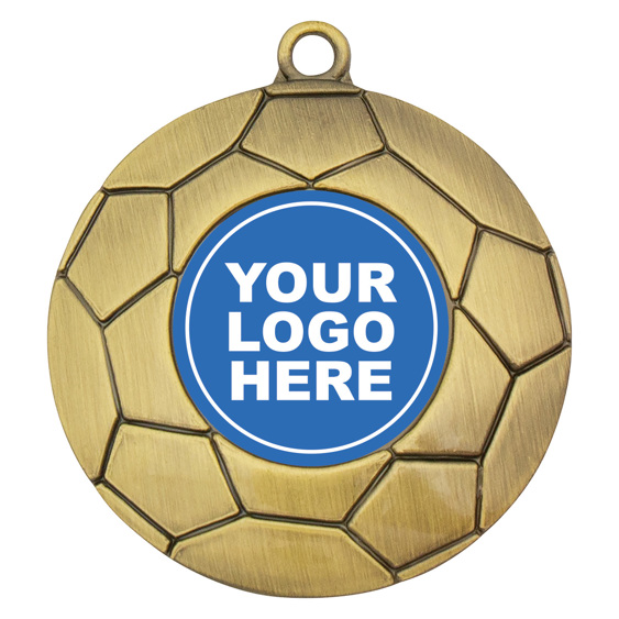 Football-Soccer Ball Logo Medal