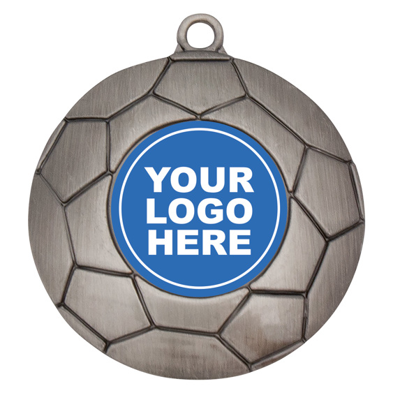 Football-Soccer Ball Logo Medal