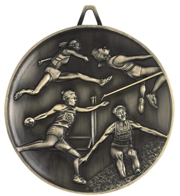 Heavyweight Female Track & Field Medal