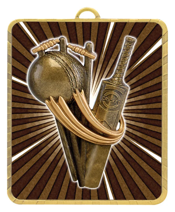 Lynx Cricket Theme Medal